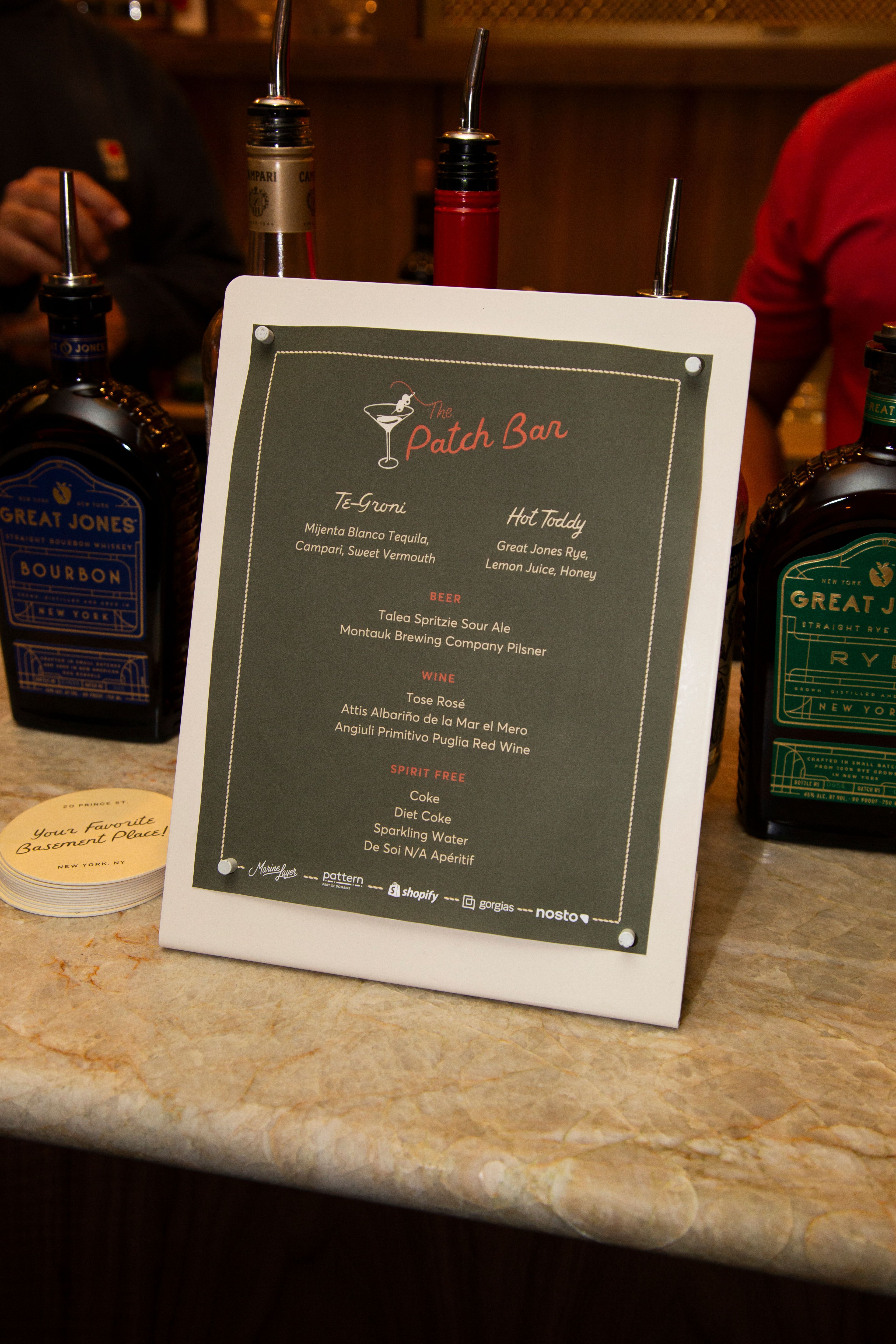 Pattern's Sip & Shop Event at Marine Layer