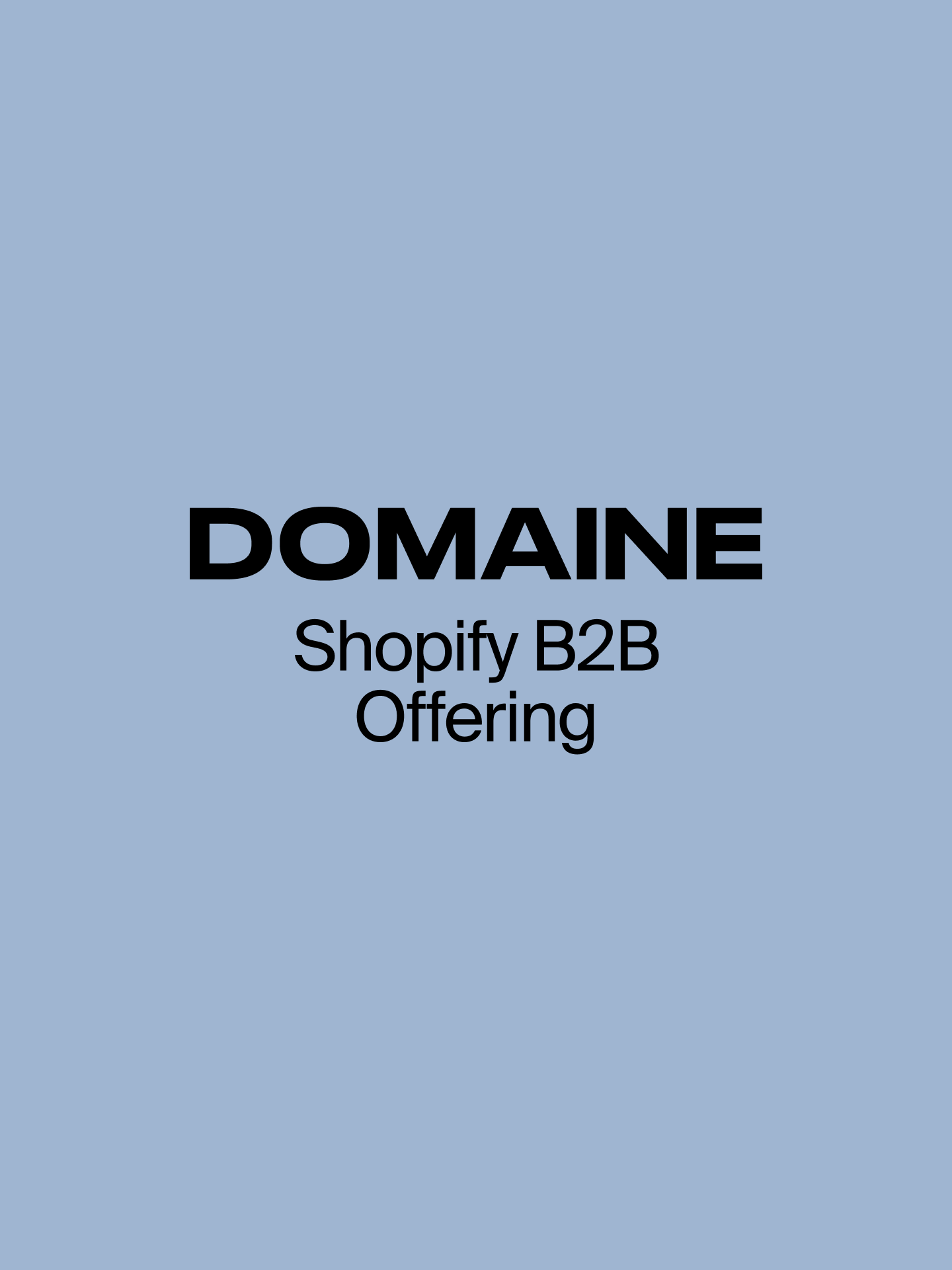 Someone logo with the text Shopify B2B Offering on a light blue background