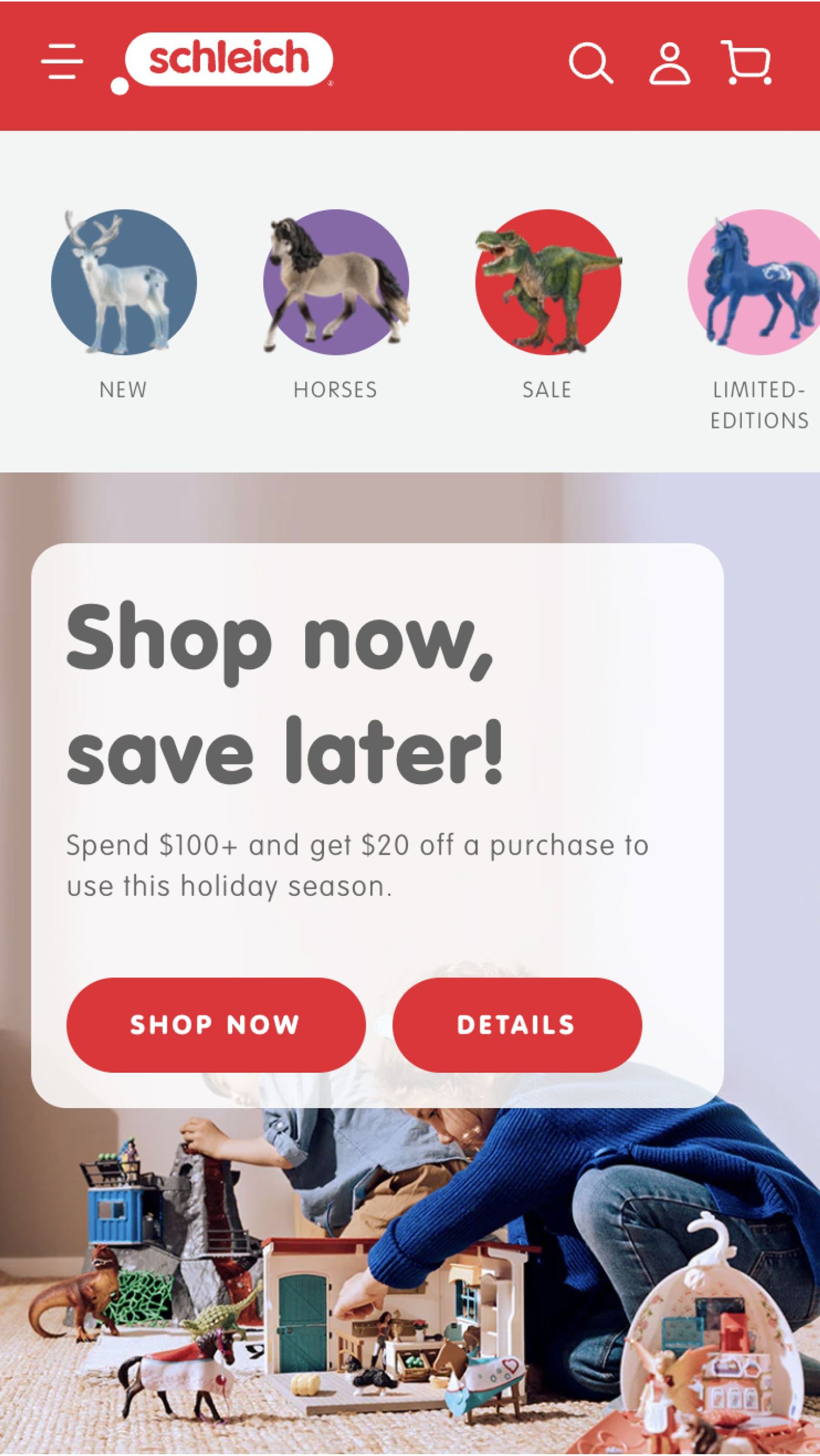 Schleich homepage
