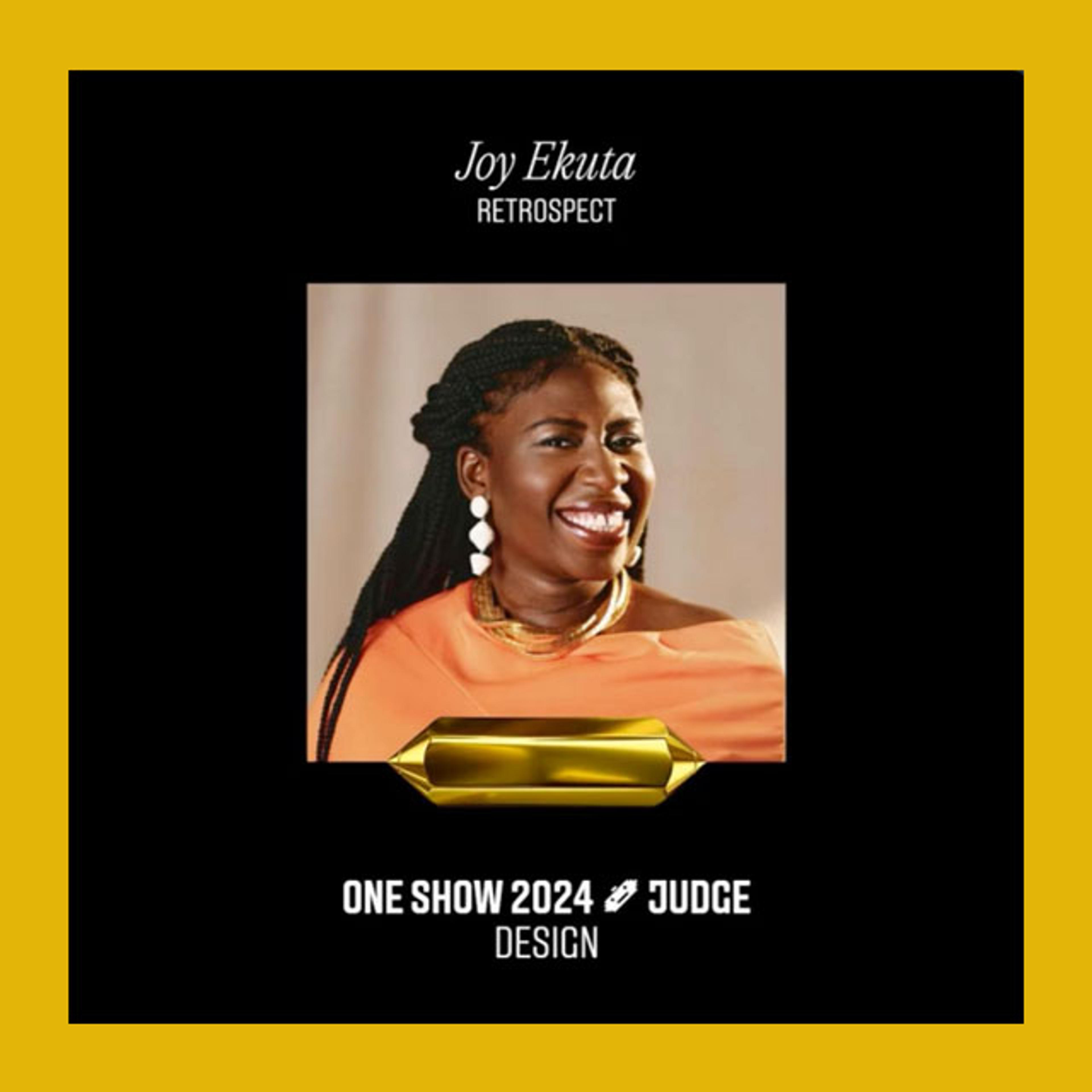 Announcement poster for Joy Ekuta's jury selection