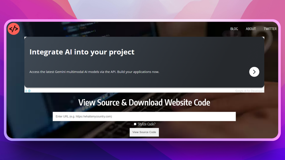 image of View Page Source
