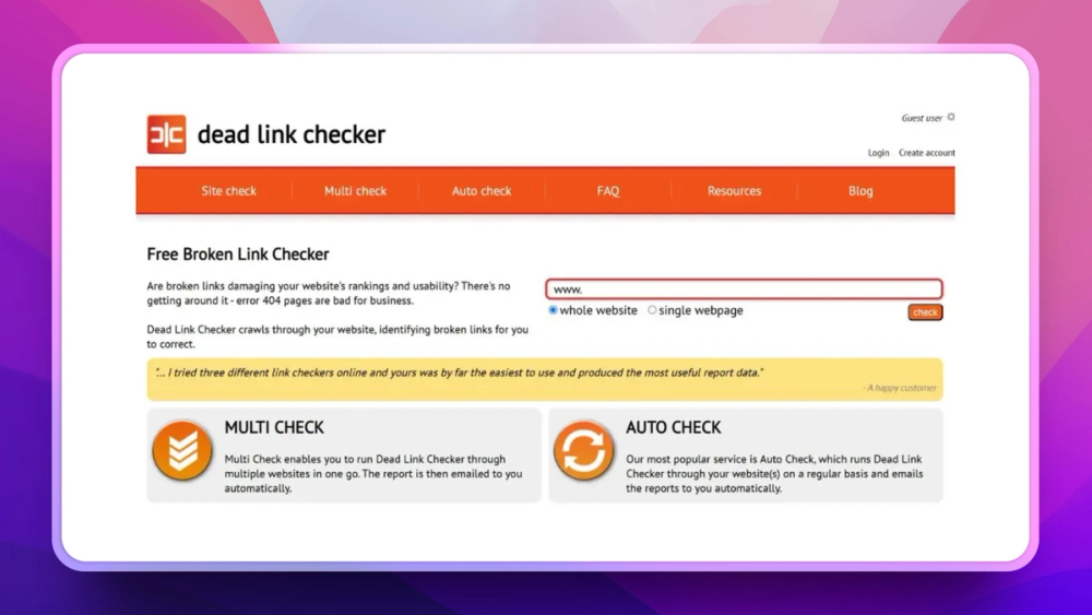 image of Dead Link Checker