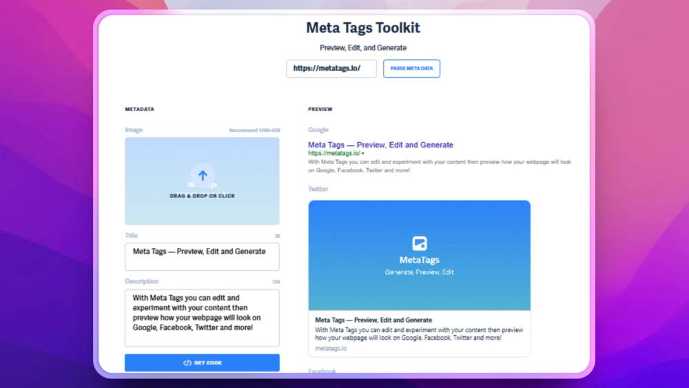 image of Meta Tags