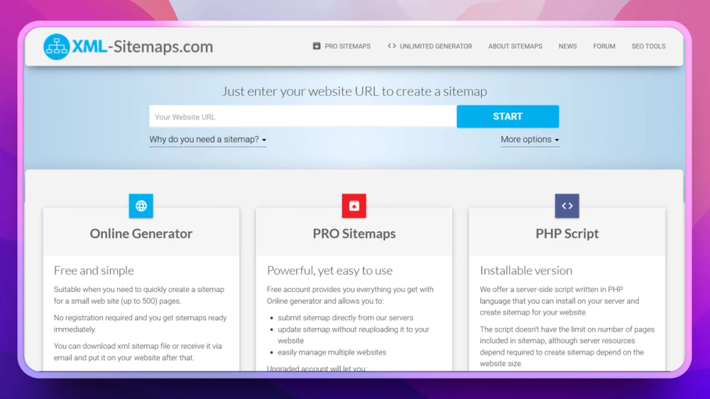 image of XML Sitemaps Generator