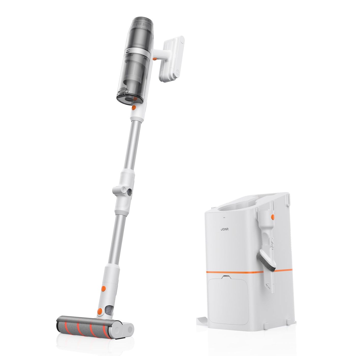 The JONR VC08 Pro converts from a full-length stick to a handheld in seconds.