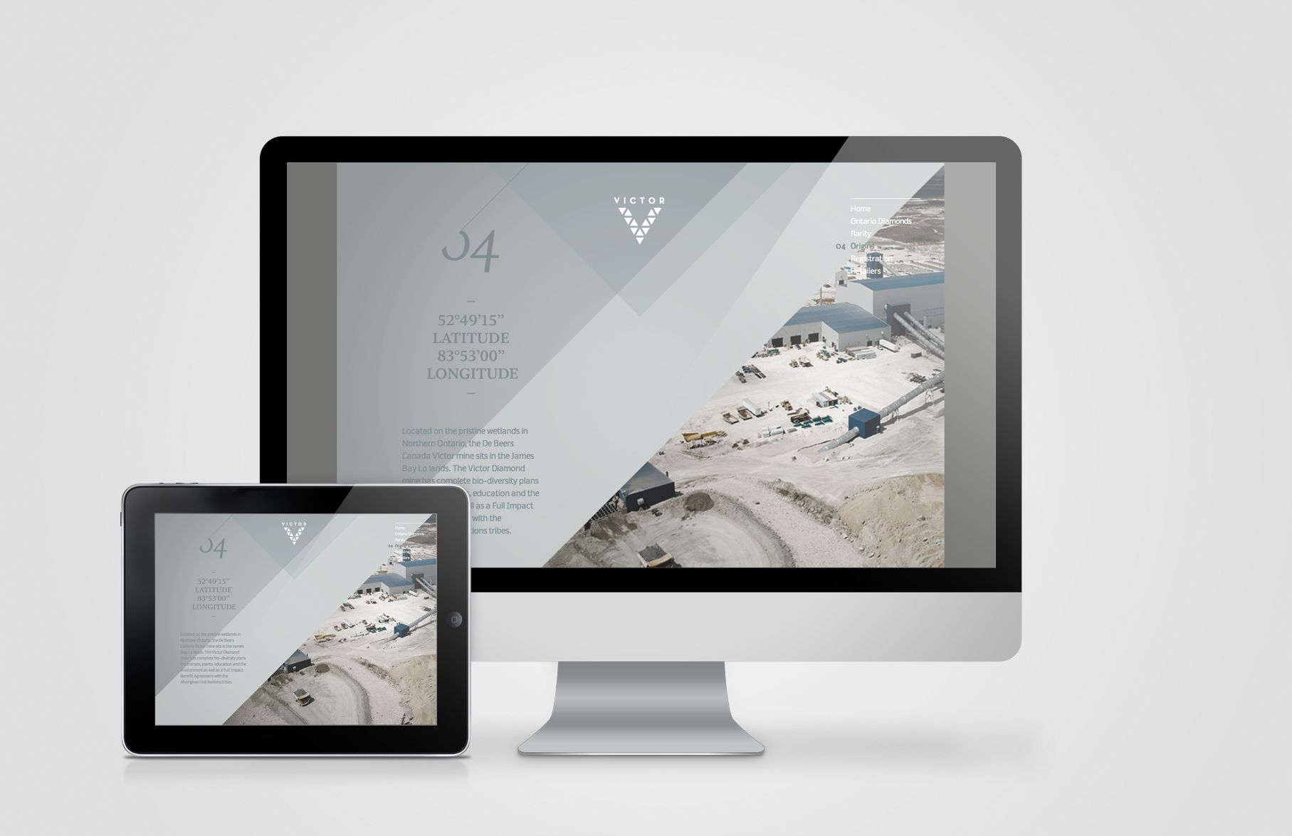 Victor Diamonds Responsive Website