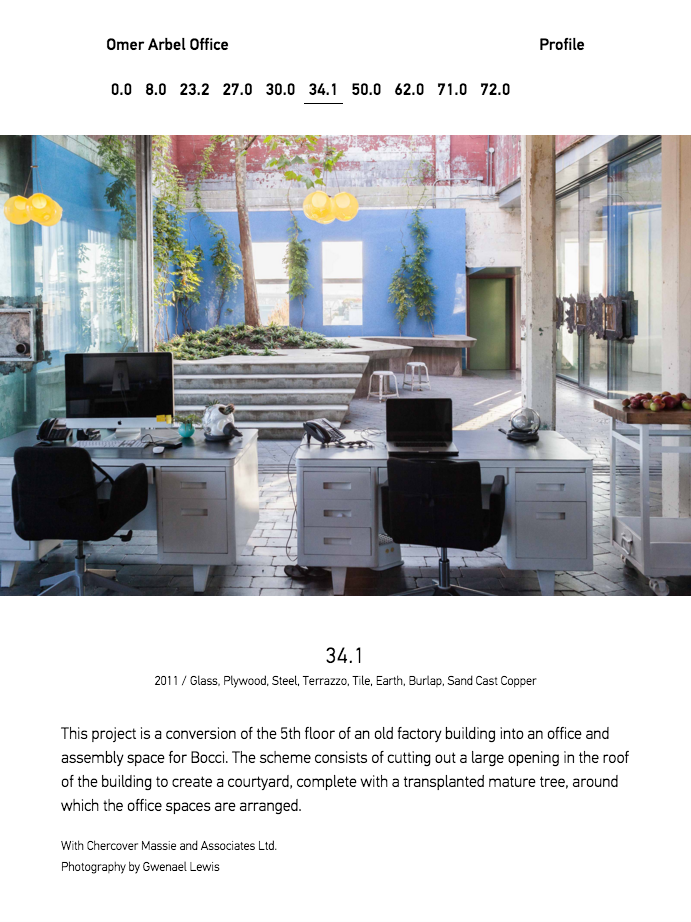 Omer Arbel Office Tablet Website