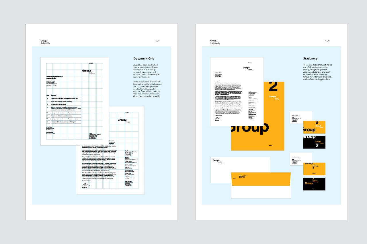 Group2 Architecture Brand Guidelines - Document Grid