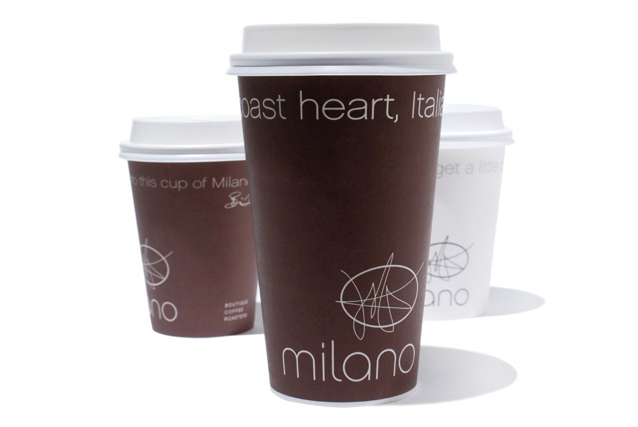 Milano coffee to-go cups