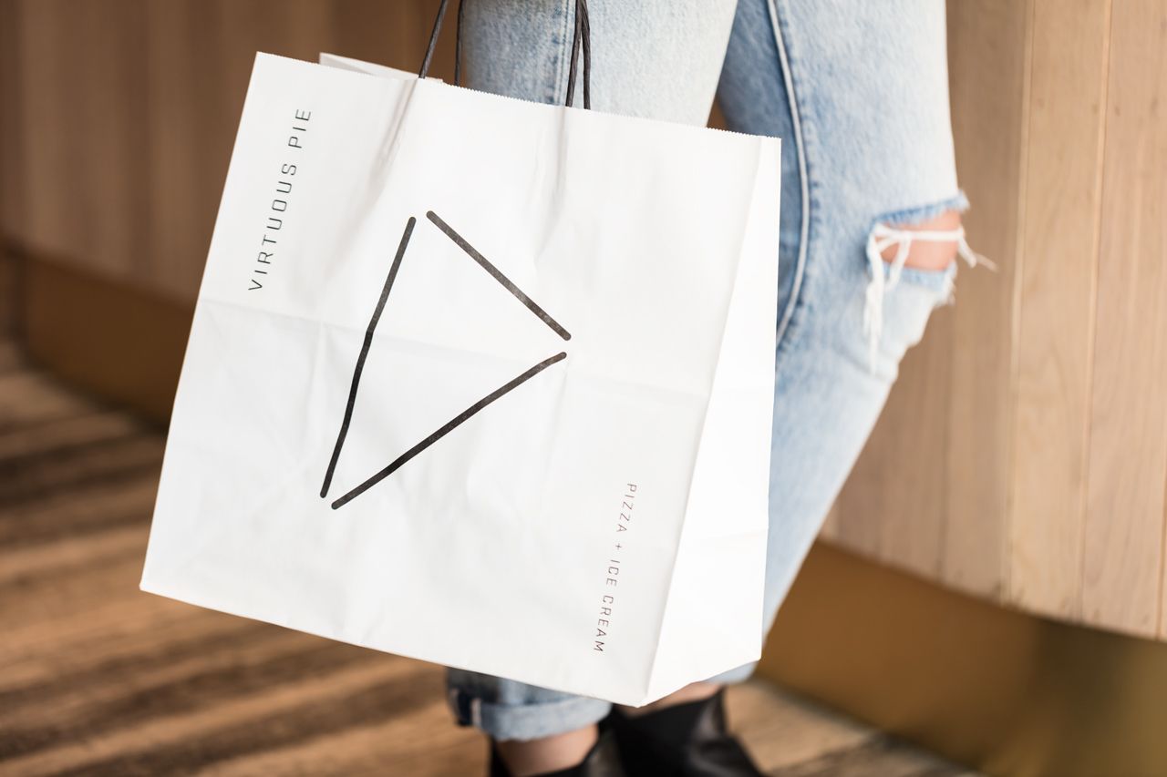 Virtuous Pie Take-out Bag