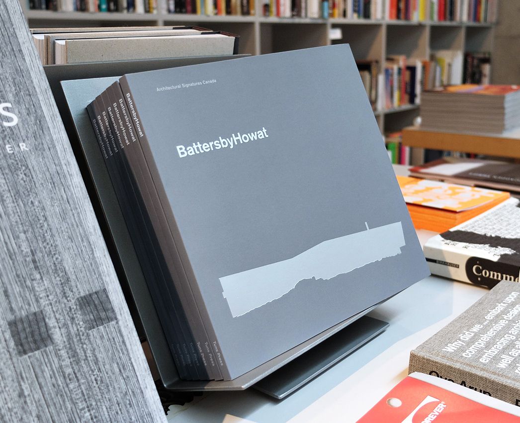 BattersbyHowat Architects monograph book design, merchandised