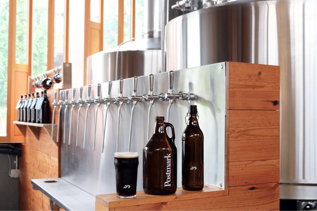 Postmark Brewing Growlers