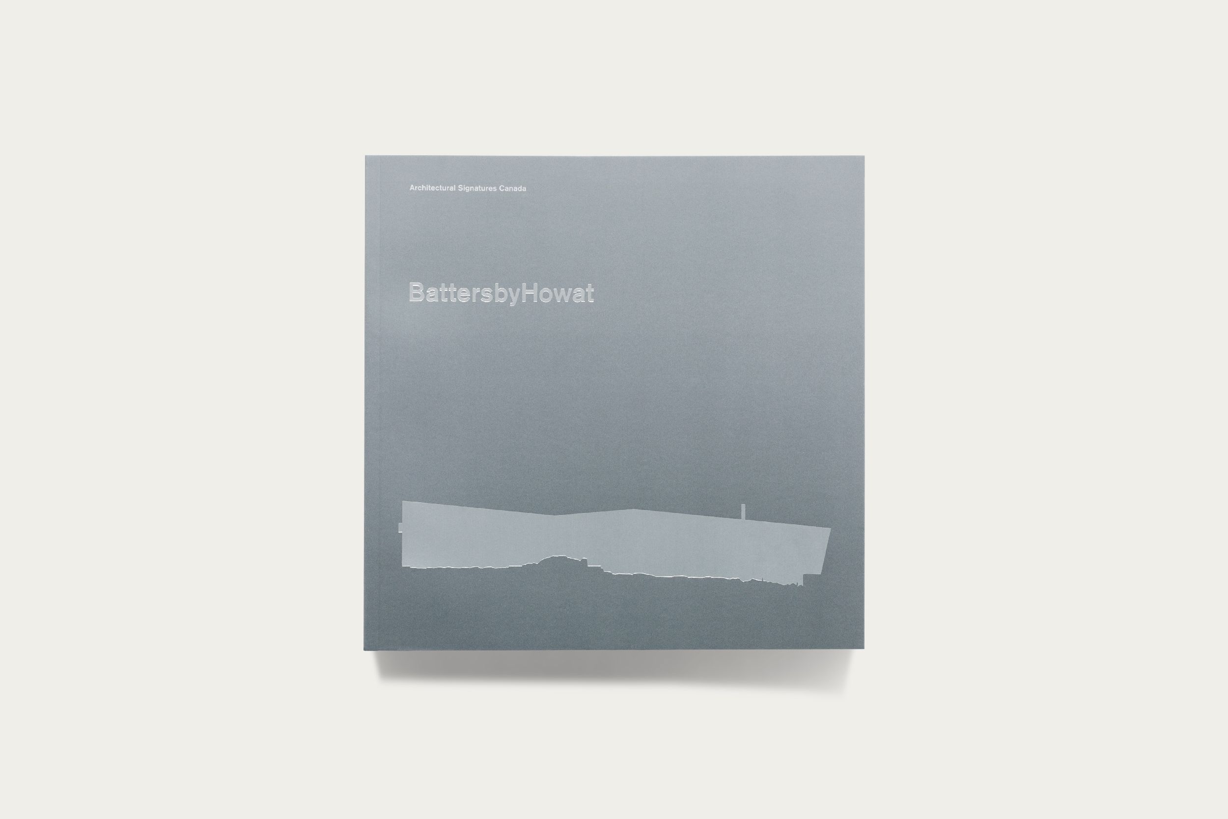 BattersbyHowat Architects monograph book design, cover