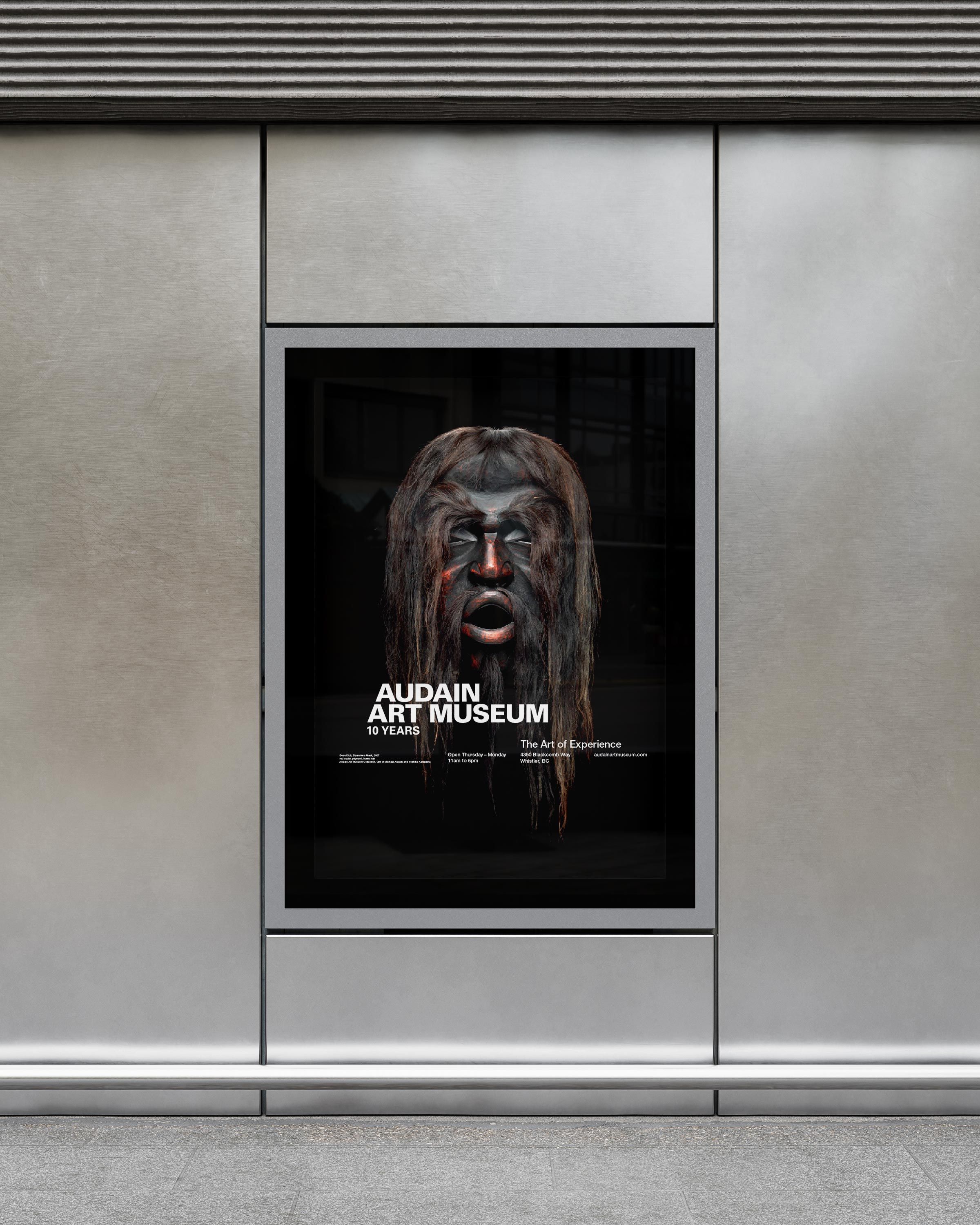 Audain Art Museum - Exhibit Advertisement
