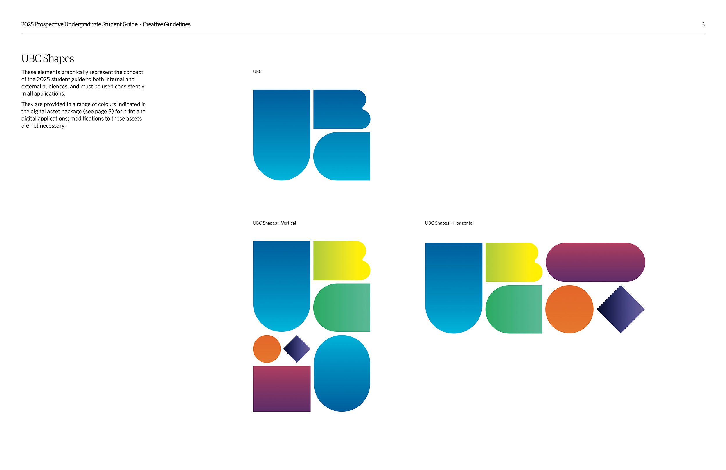 UBC Student Guide - Creative Guidelines - Excerpt