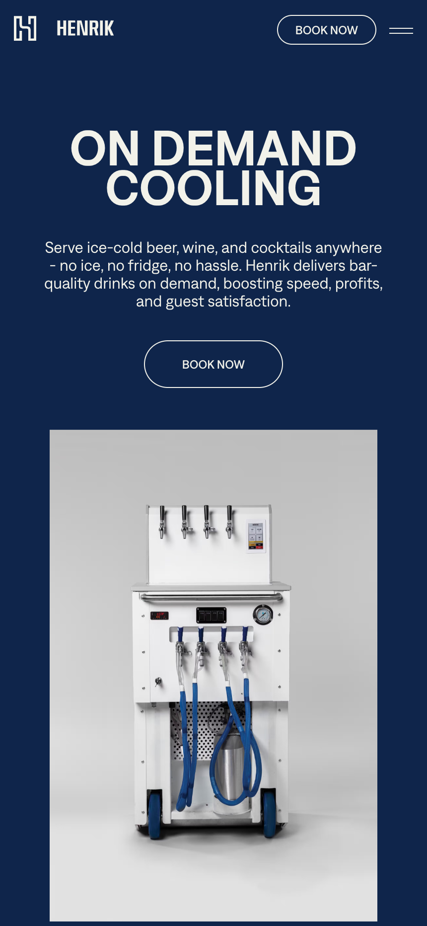 Henrik Mobile Website