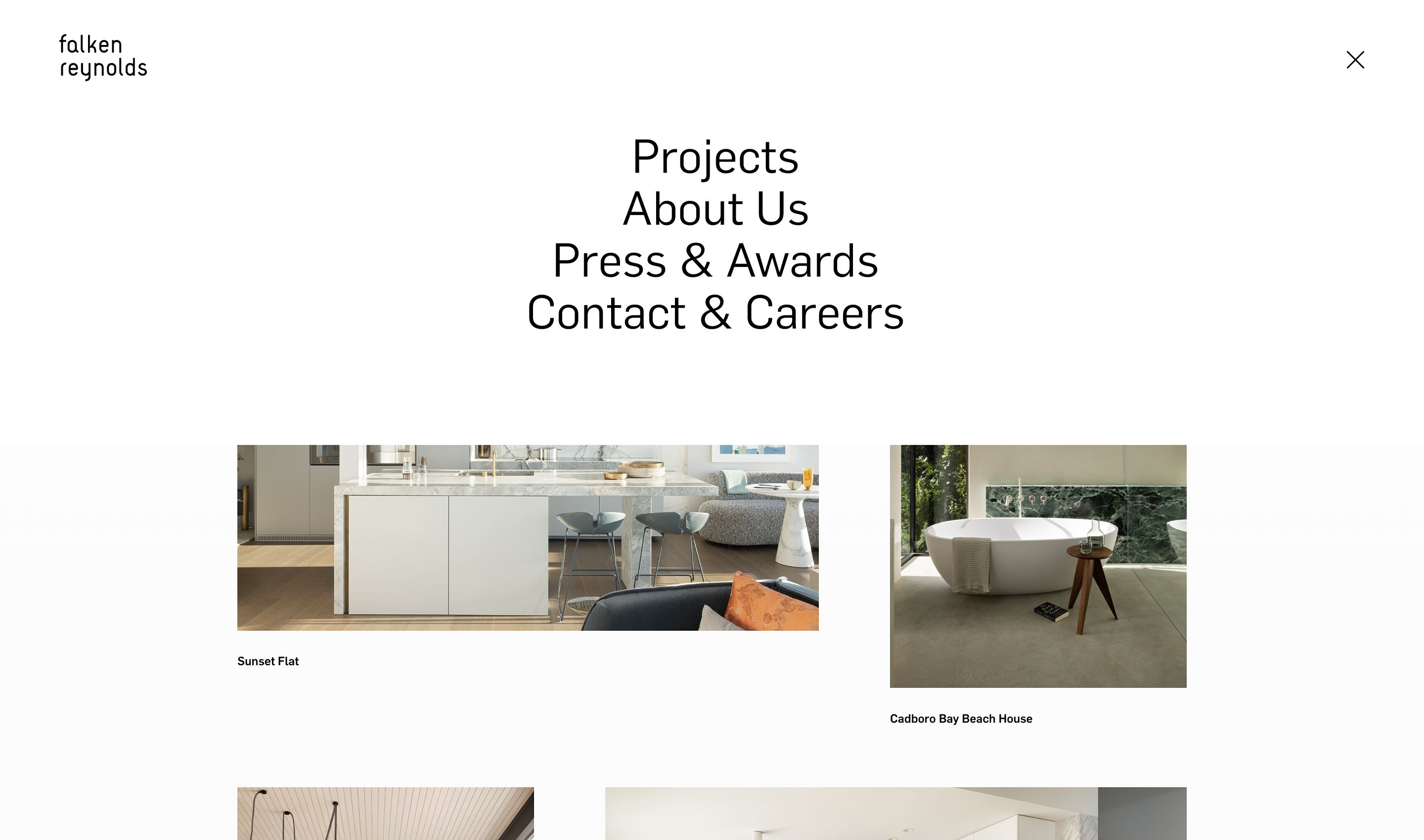 Falken Reynolds Website Menu