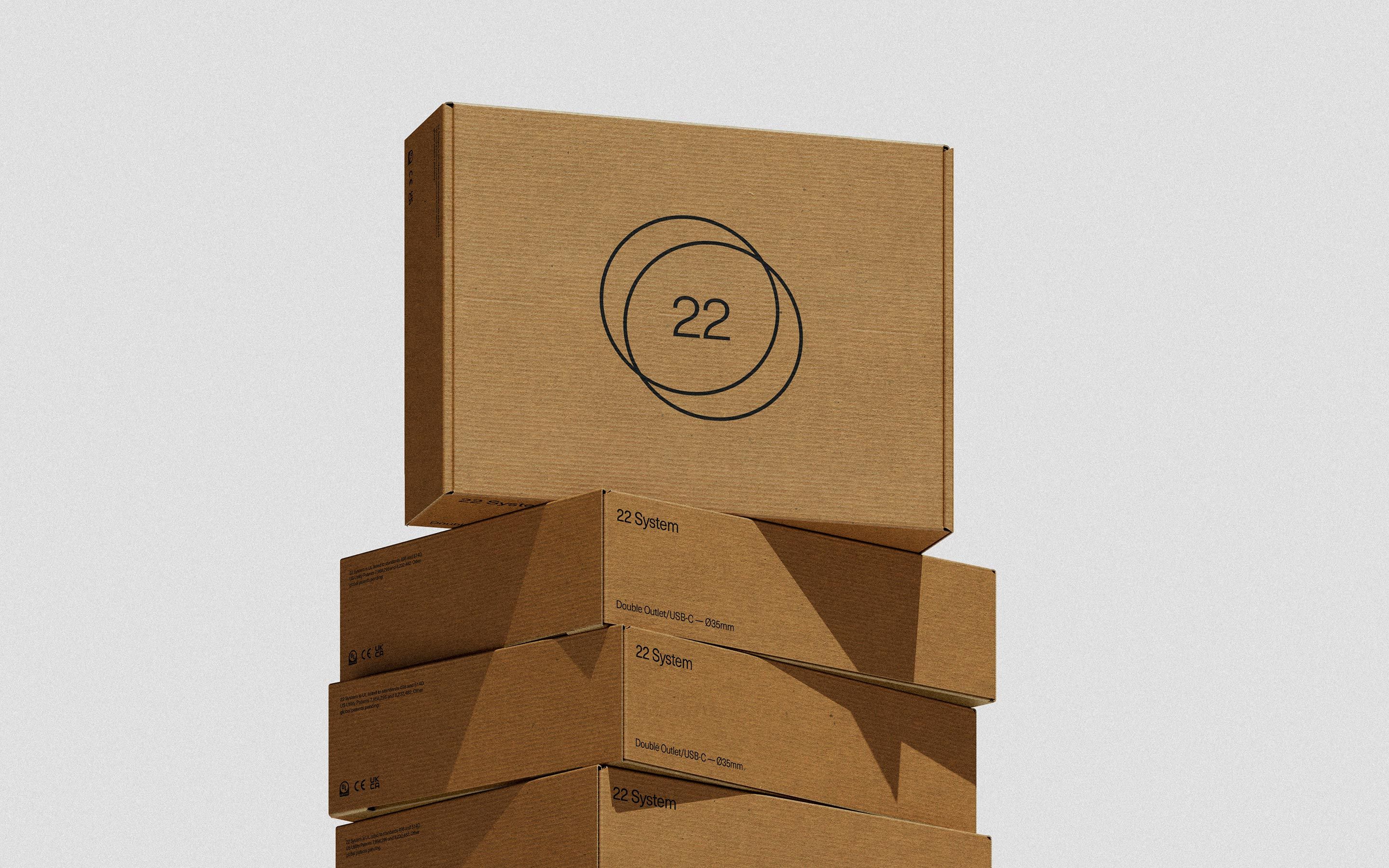 22 System Stacked Product Boxes