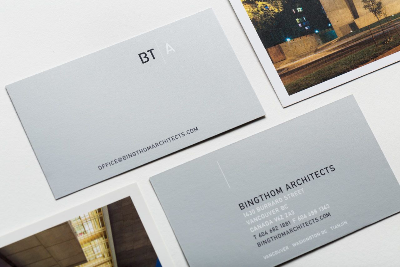 Bing Thom Architects Stationery