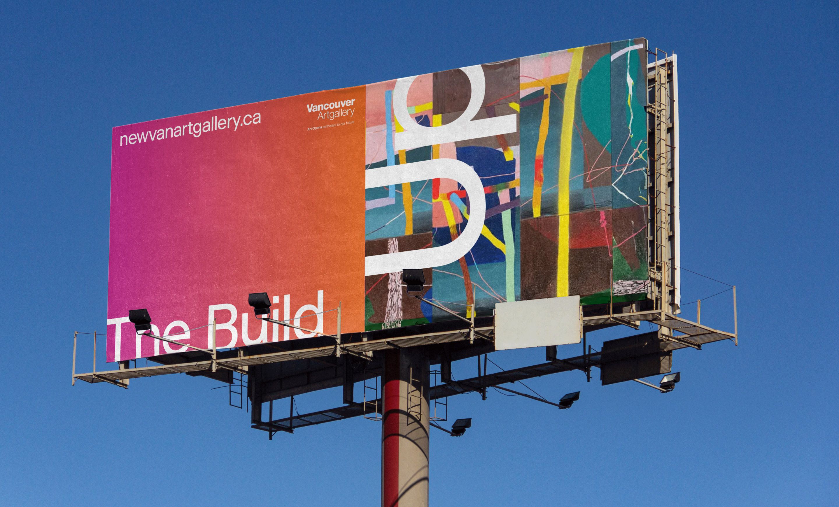 Billboard application. Vancouver Art Gallery campaign.