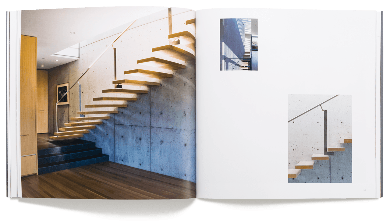 BattersbyHowat Architects monograph book design, interior spread
