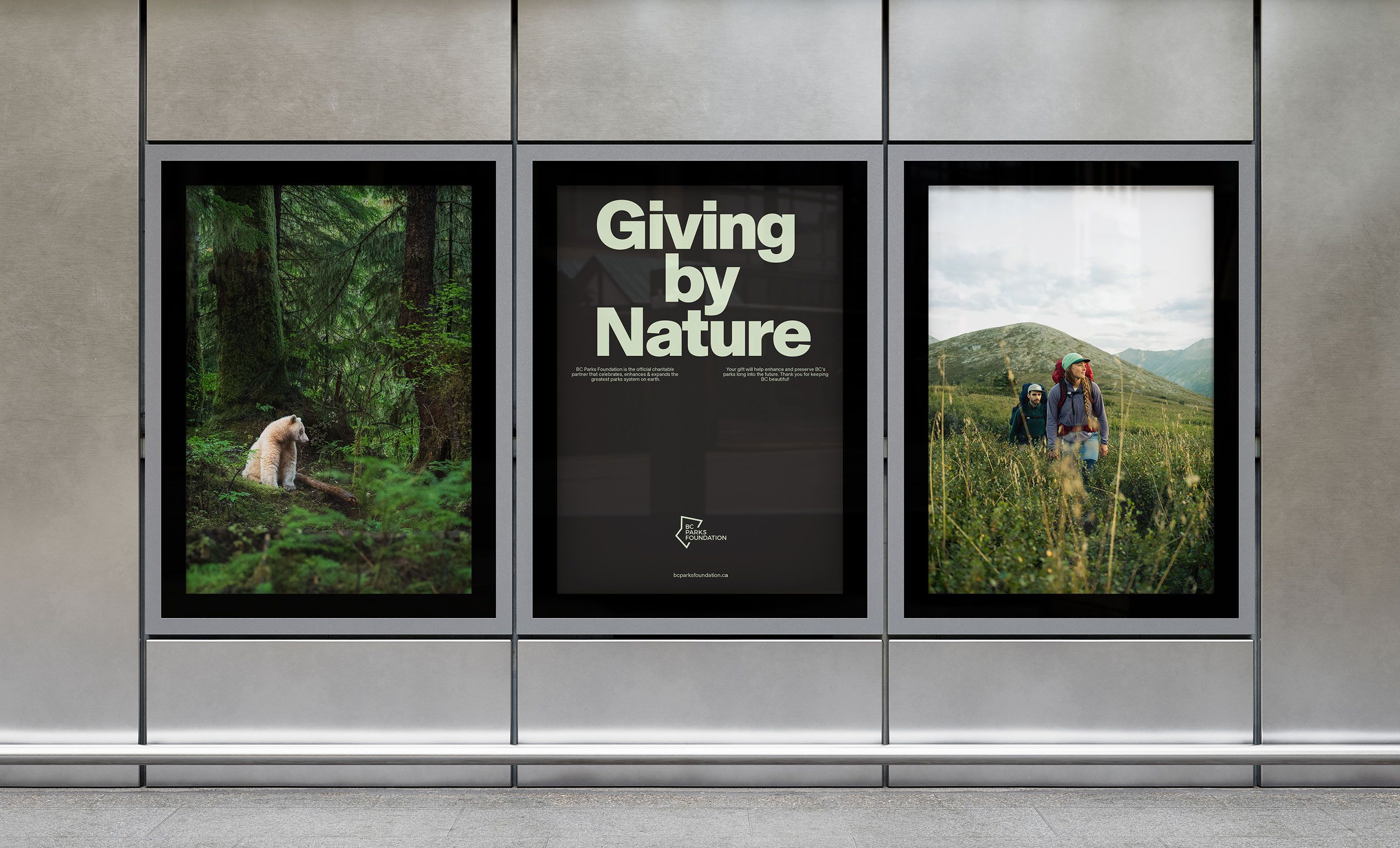 BC Parks Foundation campaign advertising and design.