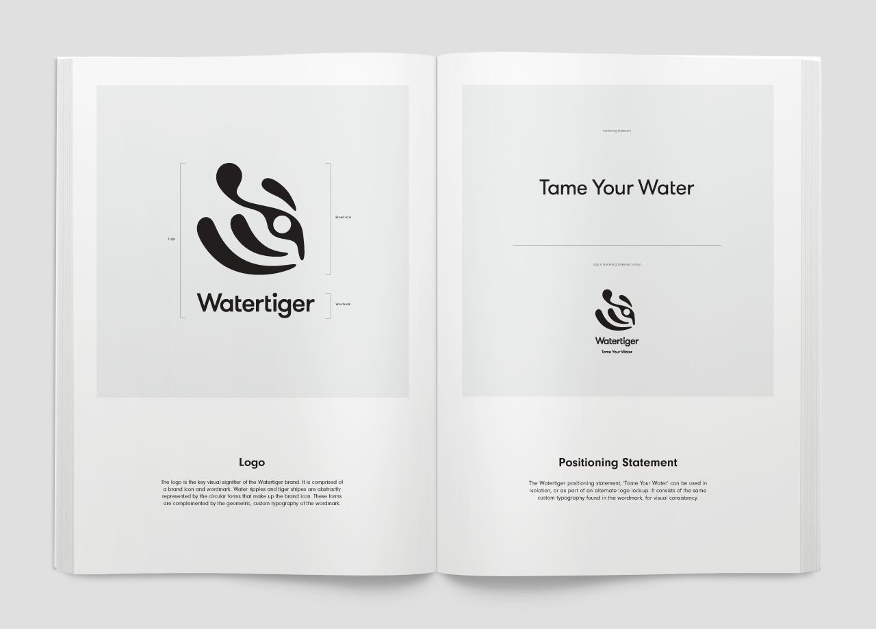 Watertiger Style Guide Logo and Positioning Statement