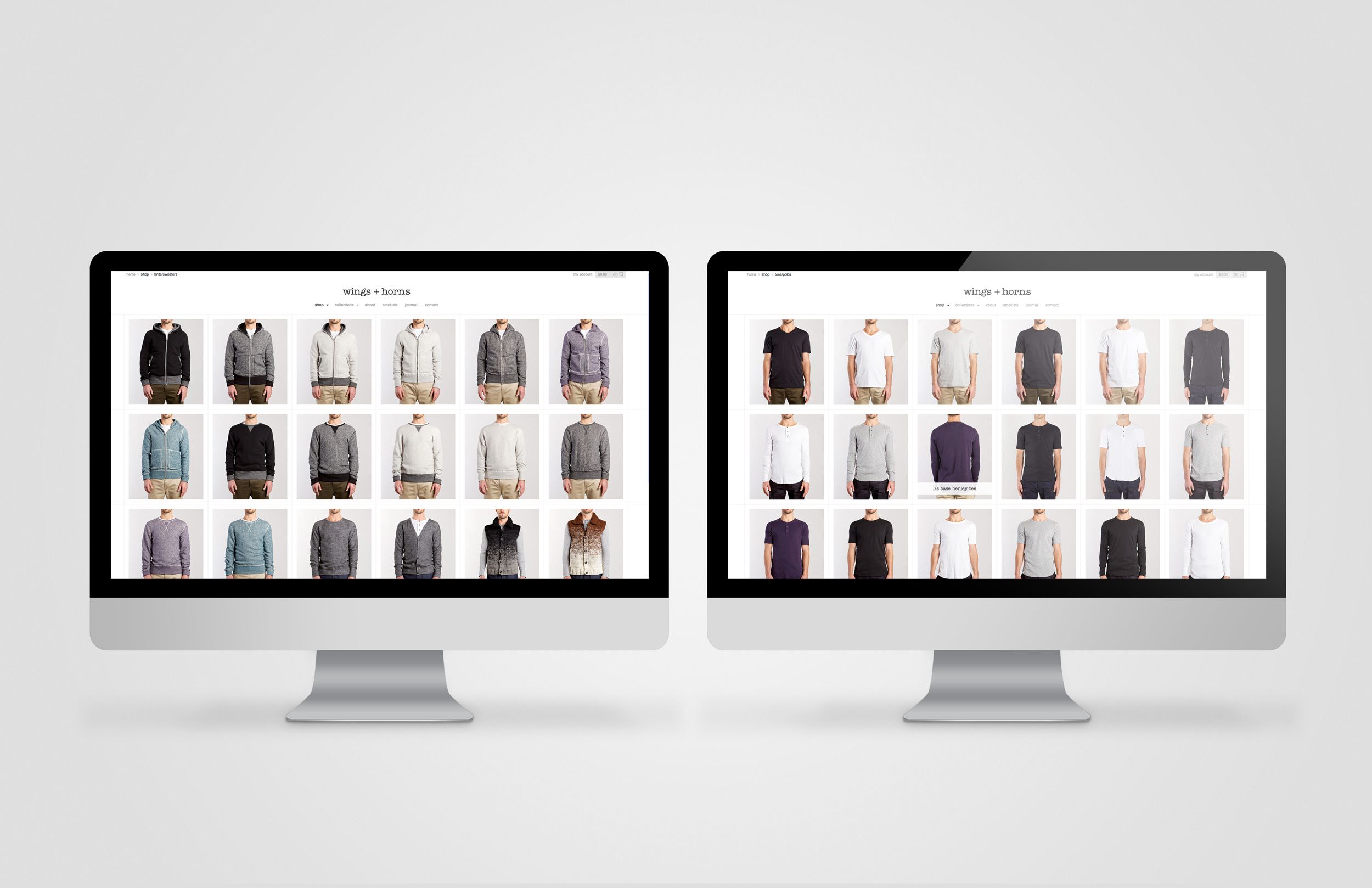 Wings + Horns Website 2012 Shop