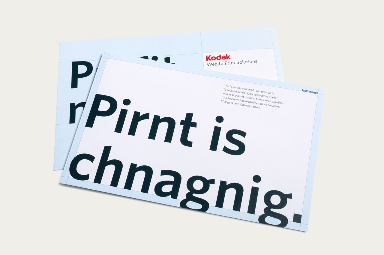 Kodak Web to Print Campaign - Pirnt is chnagnig