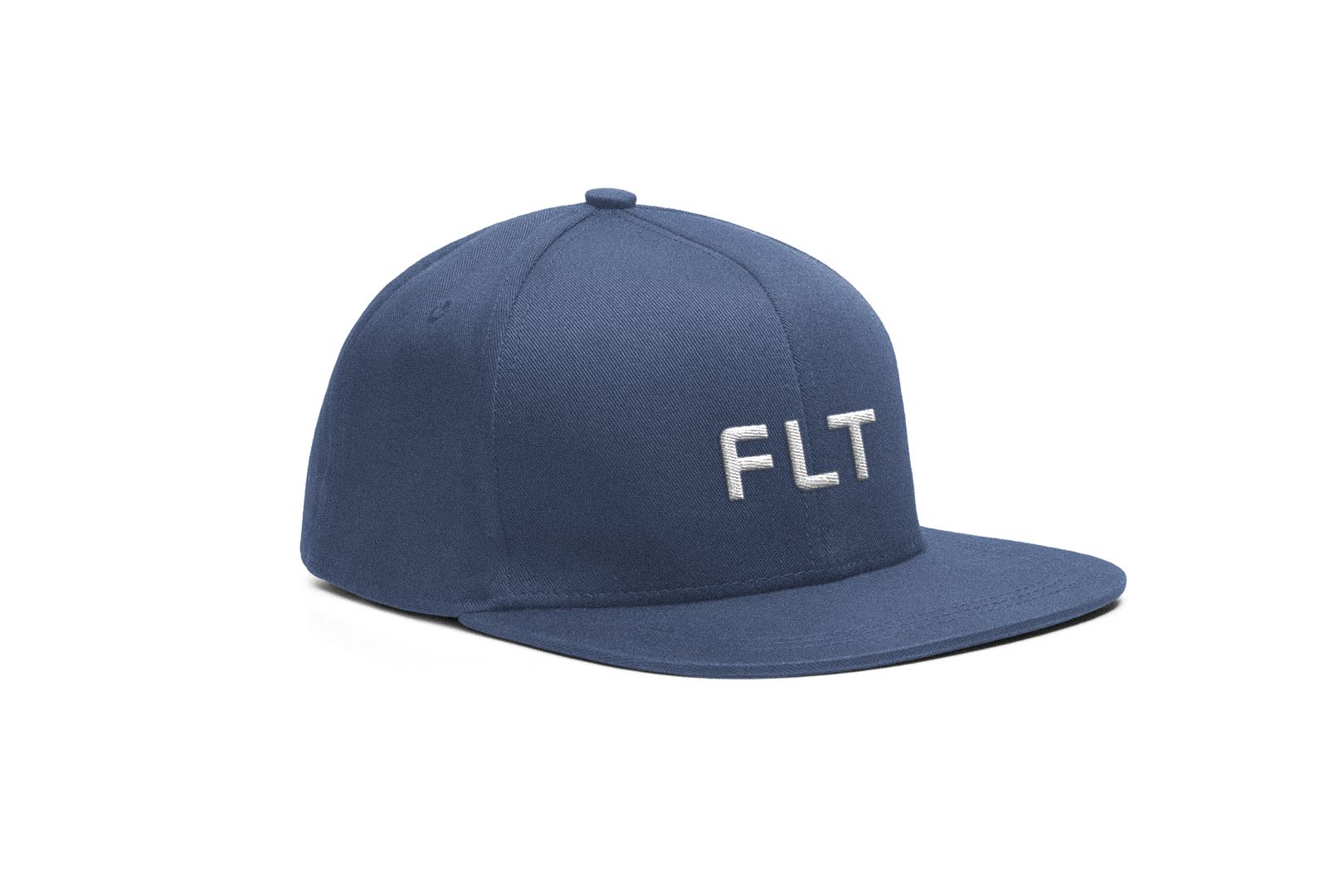 Blue FLT embroidered hat mock up