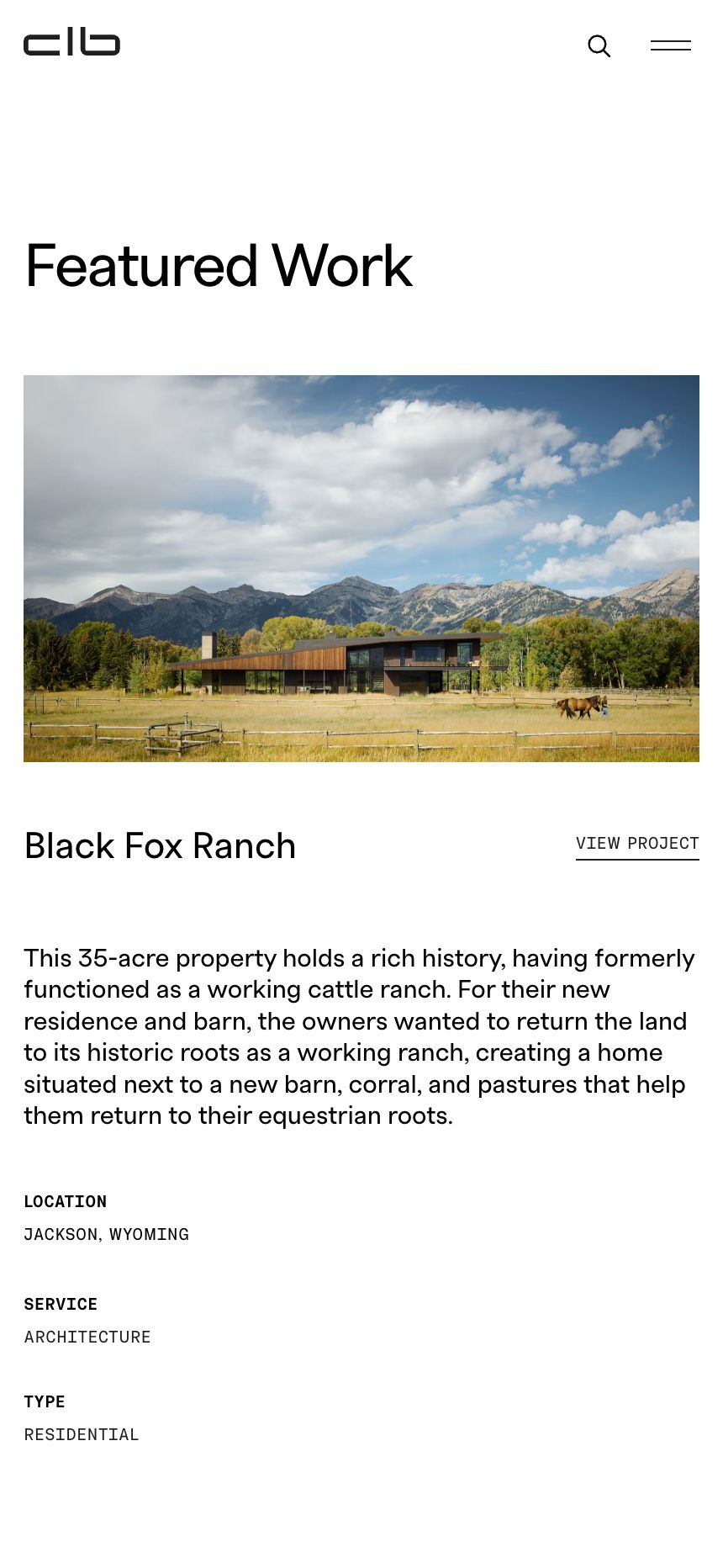 CLB Mobile Website Feature Work