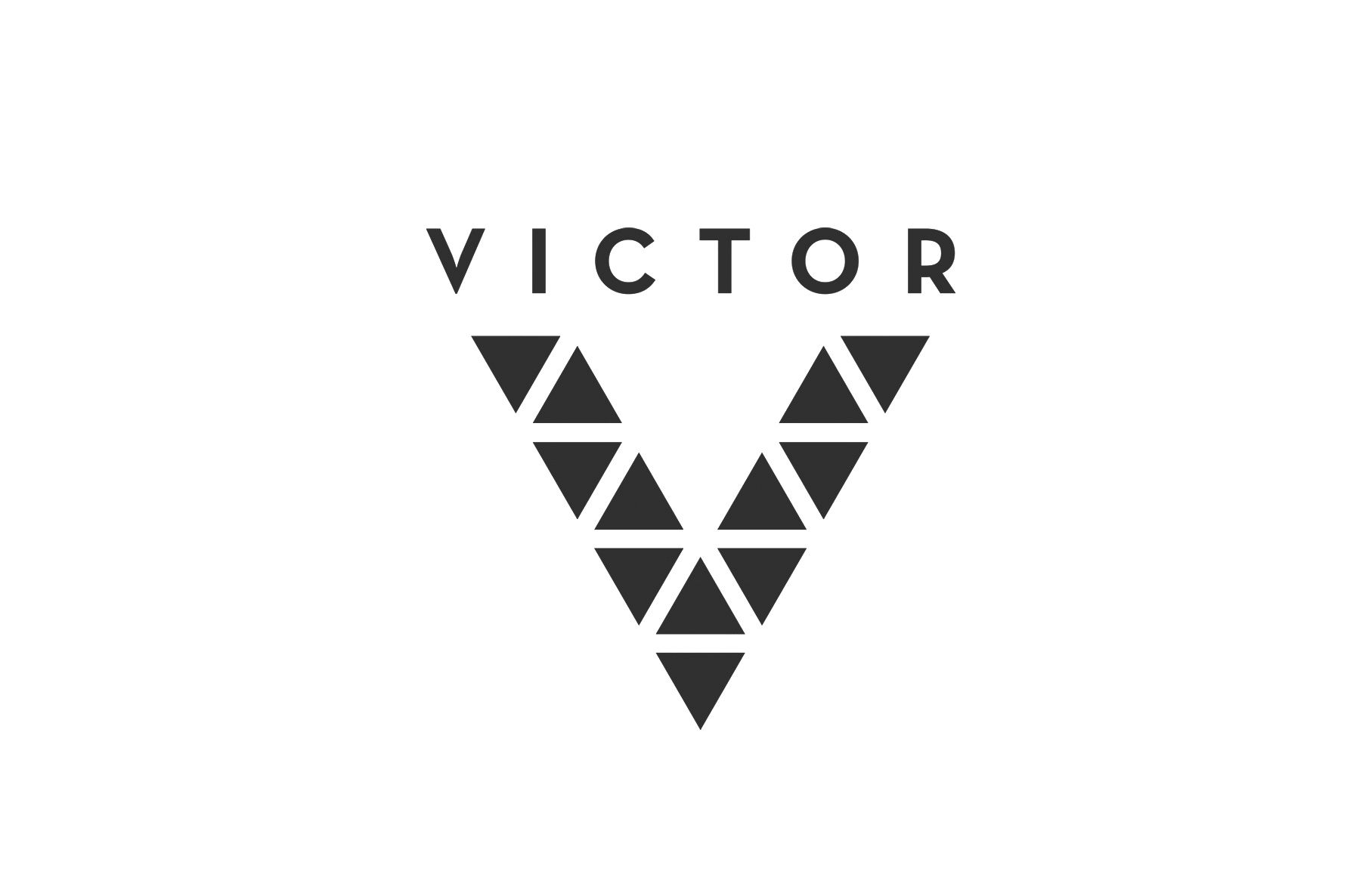 Victor Diamonds Logo Black