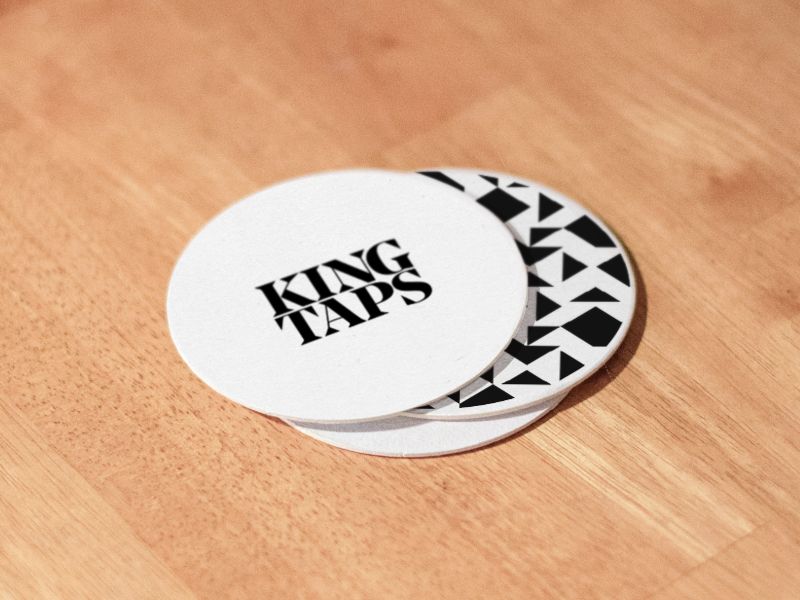 King Taps Coasters