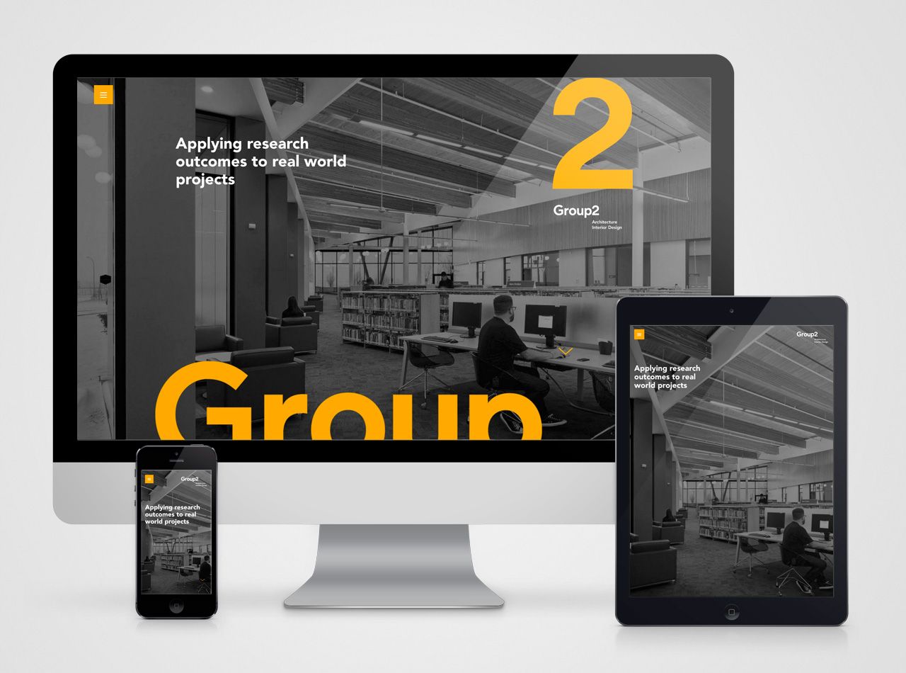 Group2 Architecture Website - Home - All devices