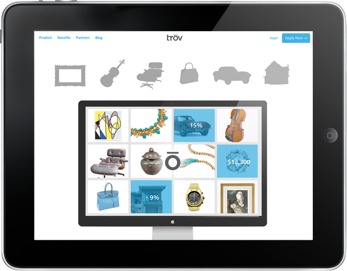 Trov Website Tablet