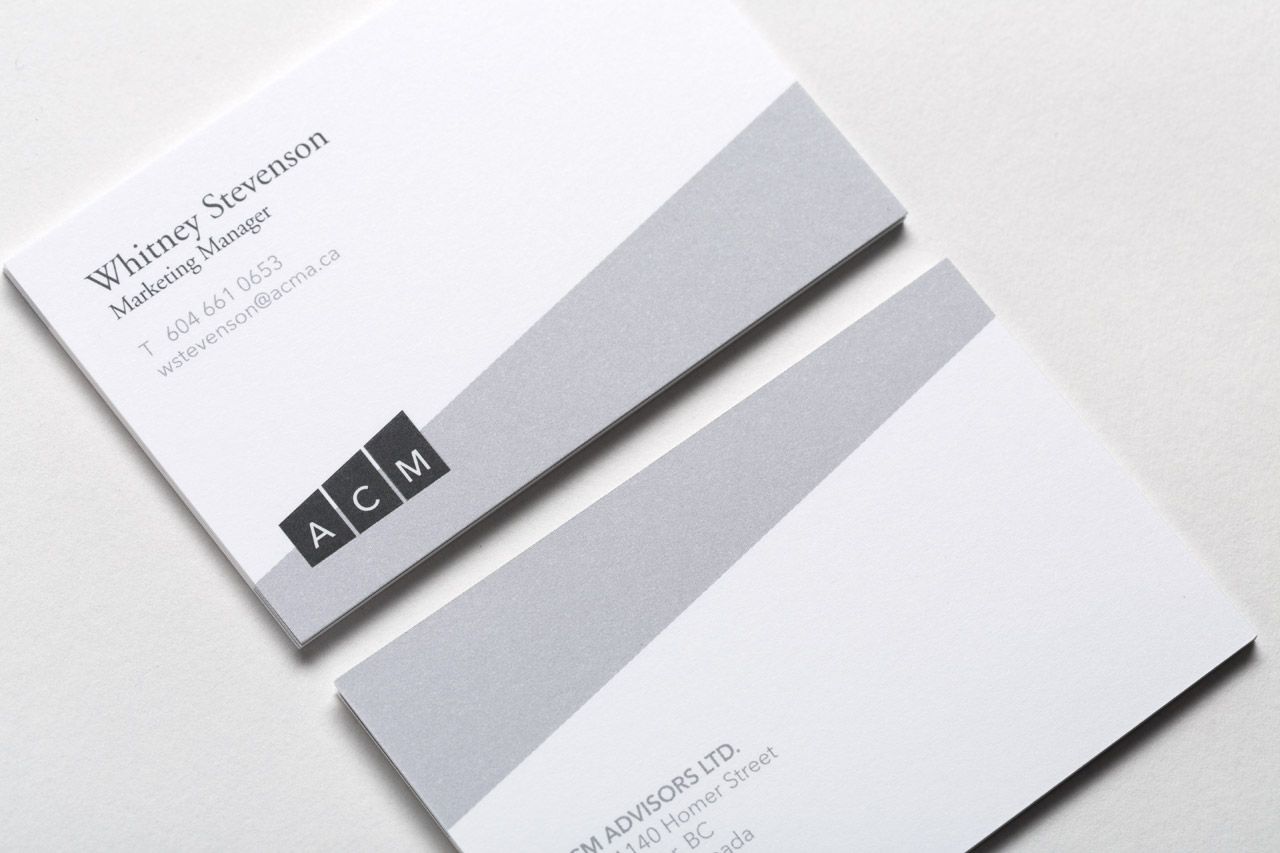 ACM Advisors Business Cards