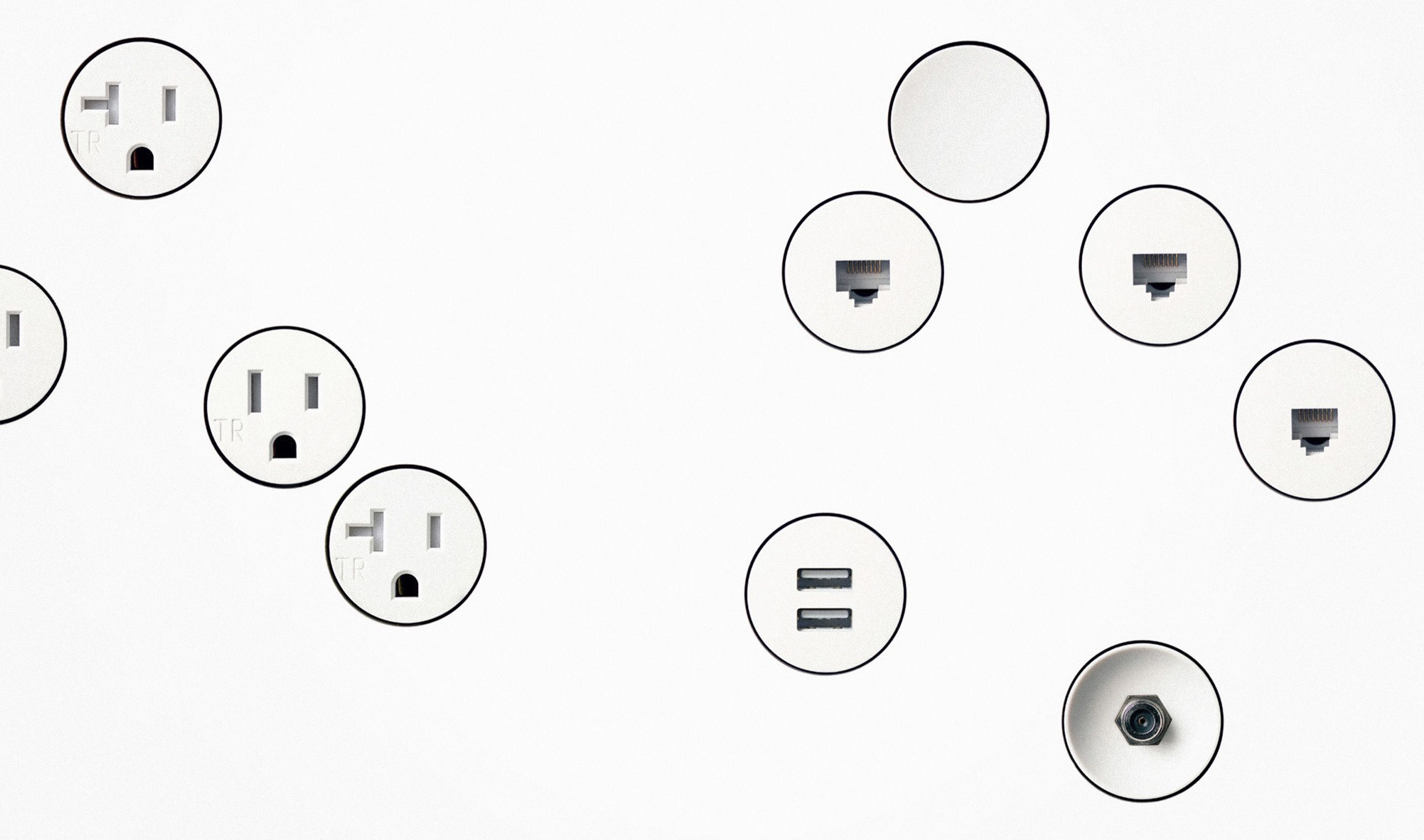 Collage of 22 System outlets