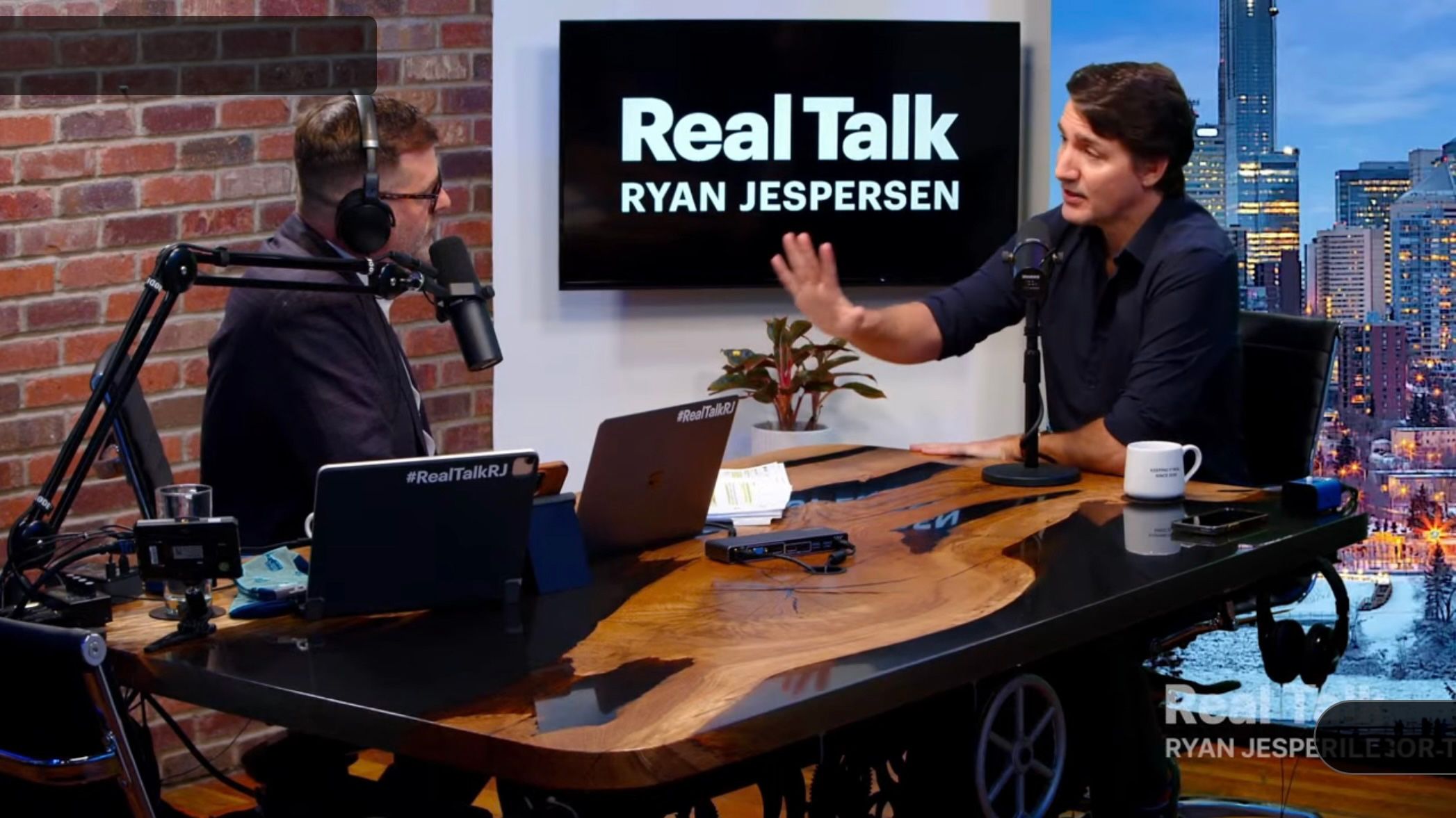 Real Talk - Episode with Trudeau in Studio