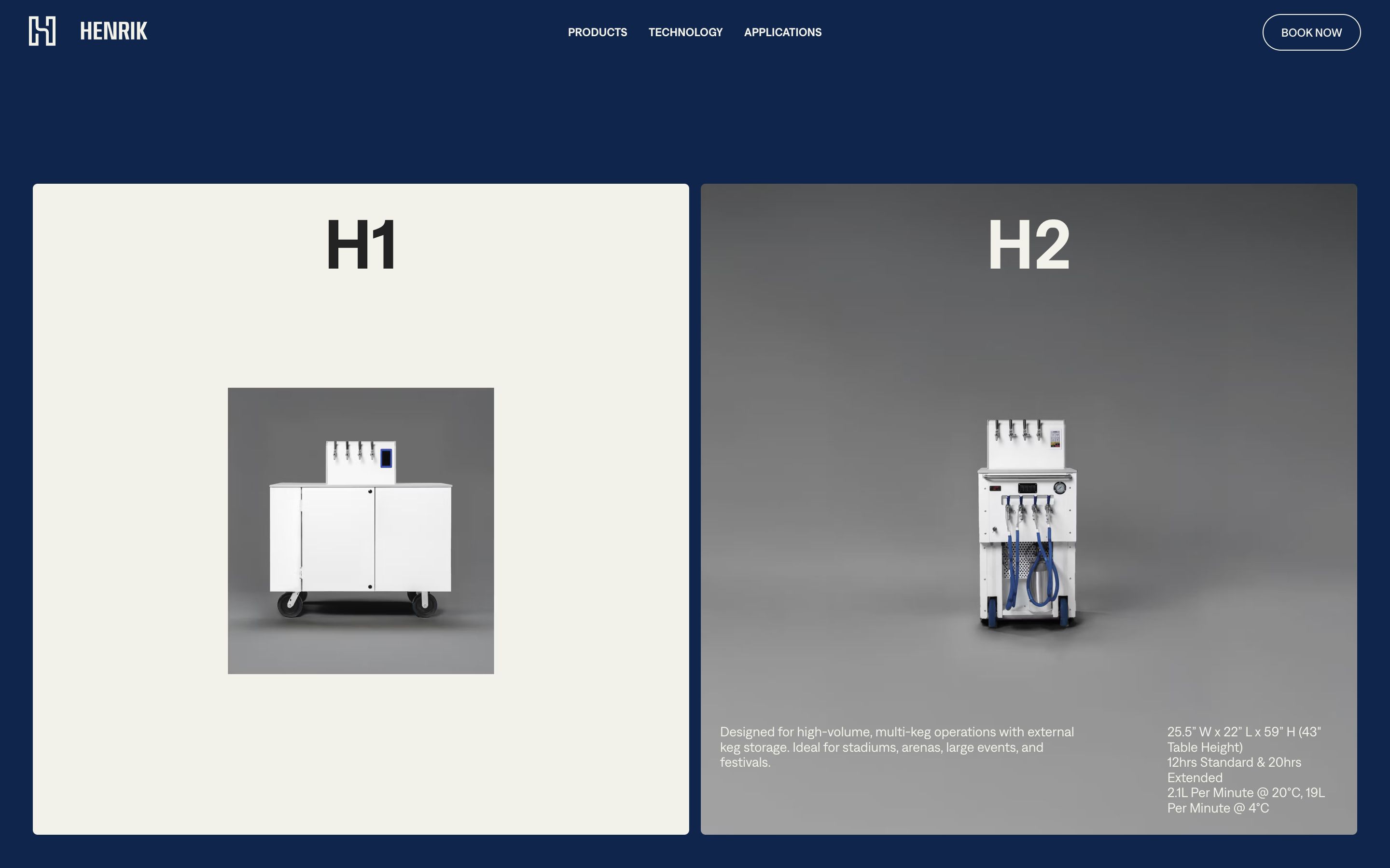 Henrik Website - Products