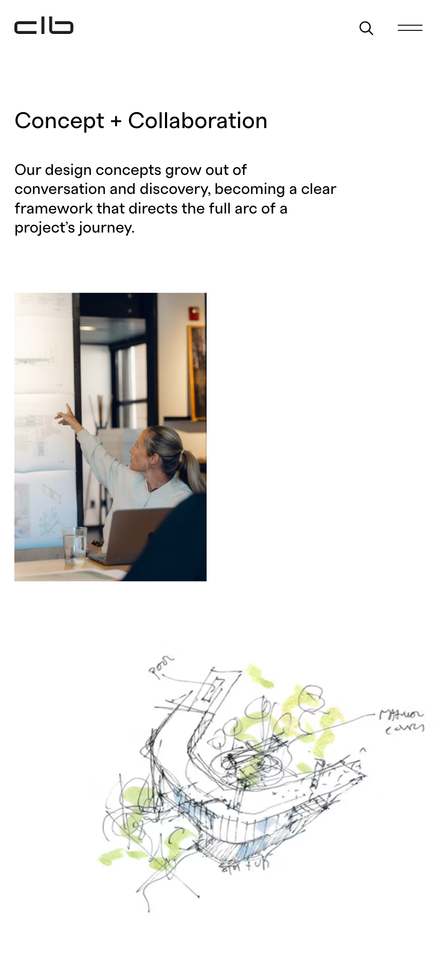 CLB Website - Concept + Collaboration