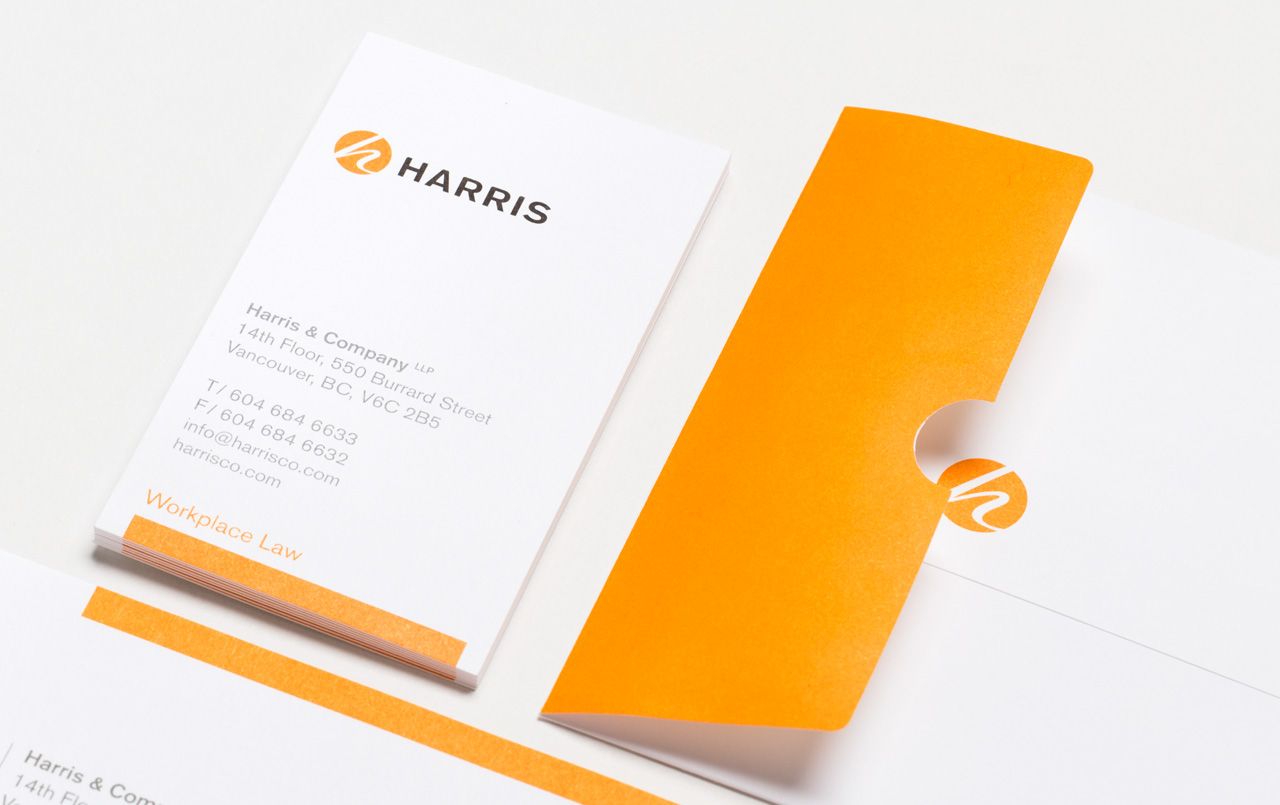 Harris & Company Stationery Business Card