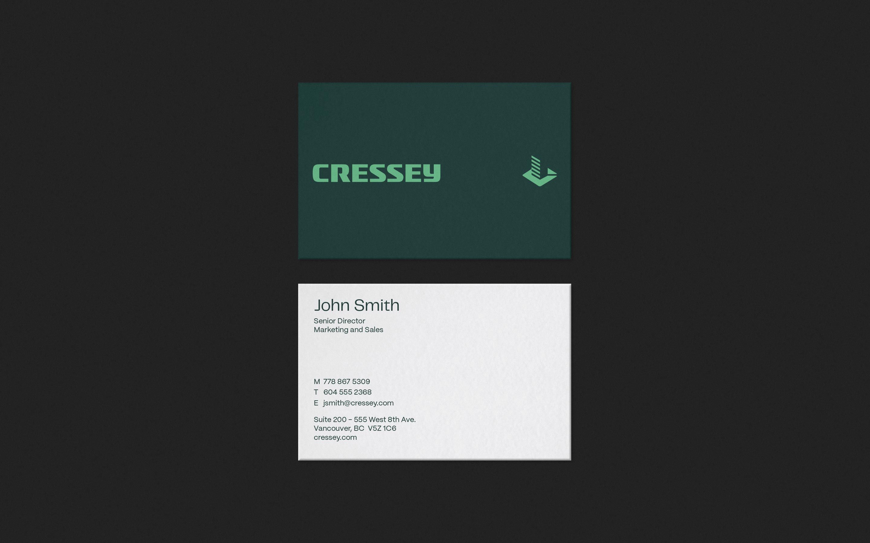 Cressey business card