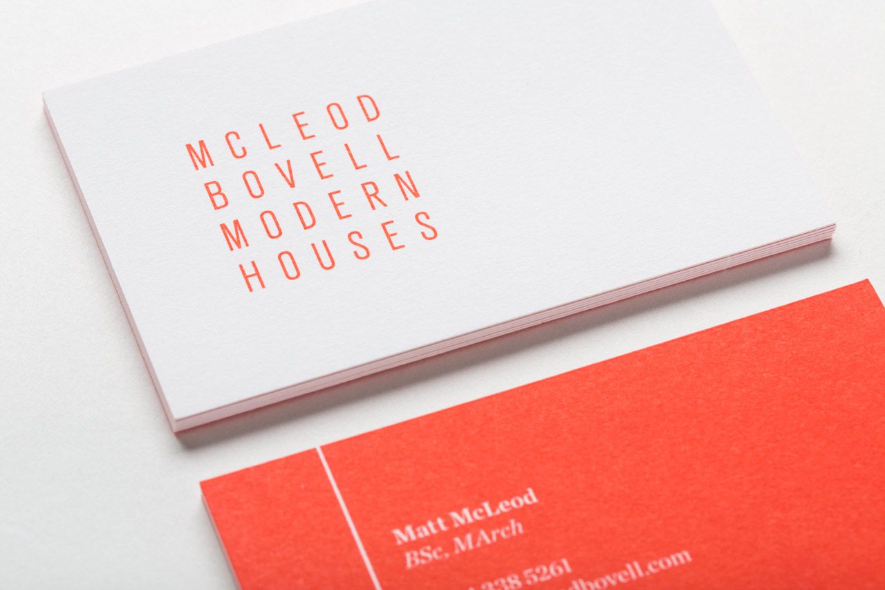 Mcleod Bovell Modern Houses Stationery