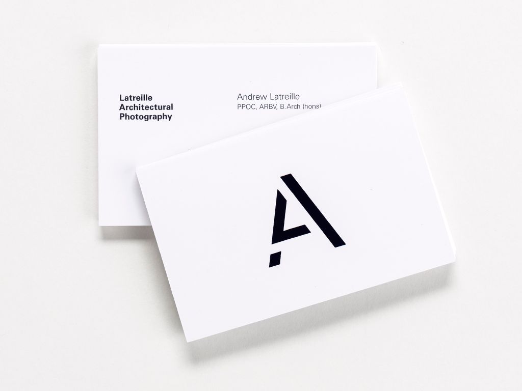 Andrew Latreille Architectural Photography Business Cards