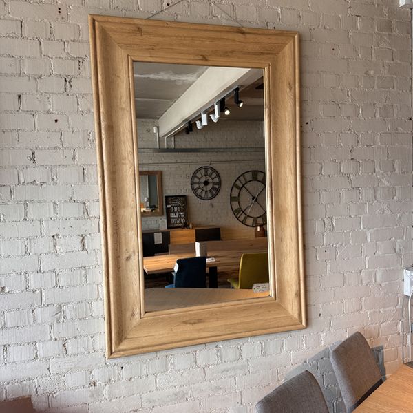 Vintage Style Oak Mirror