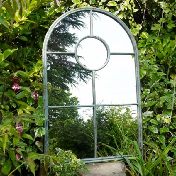 Aged Arch Top Mirror