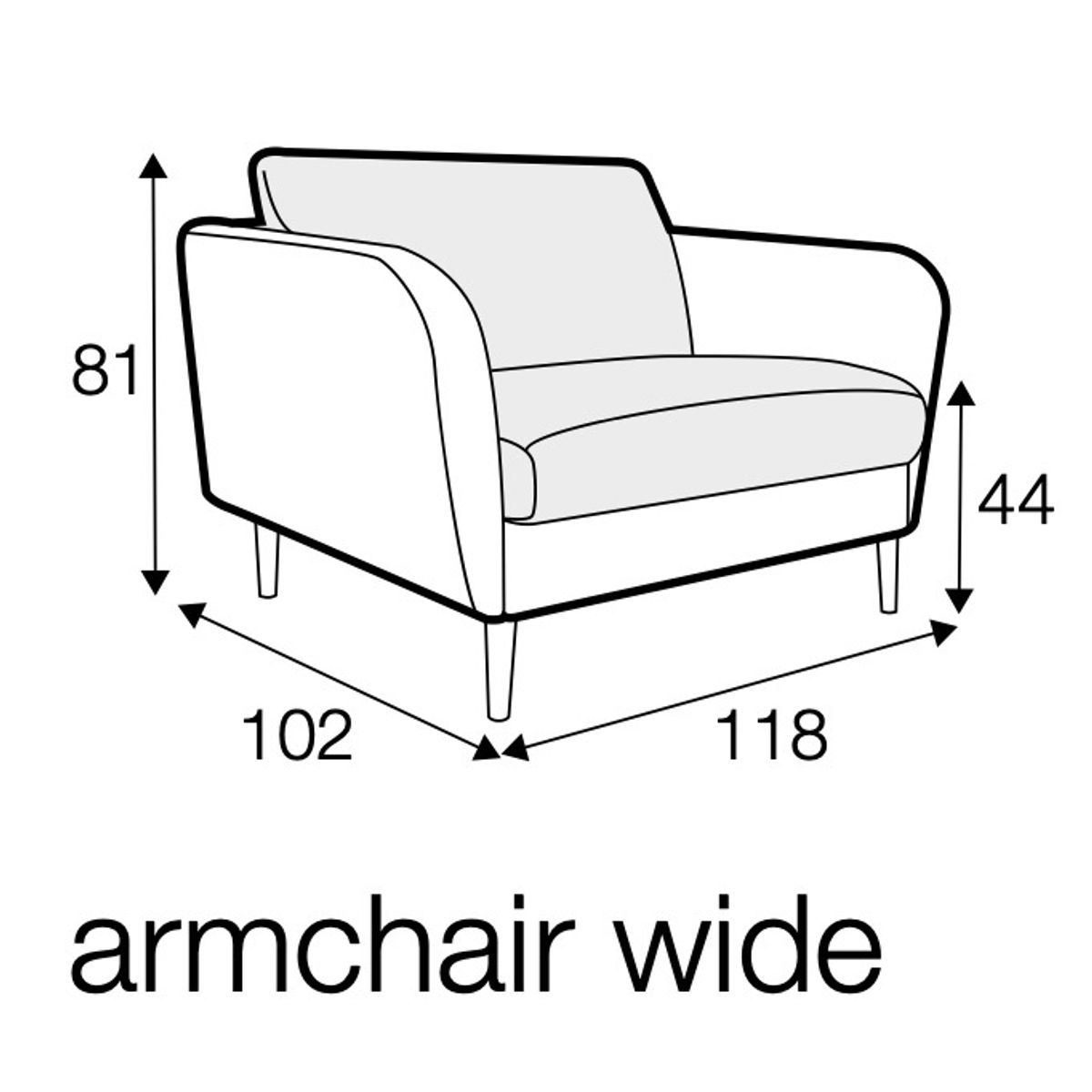 Anna Wide Armchair