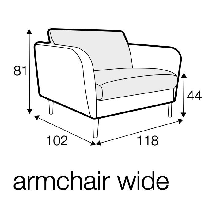 Anna Wide Armchair