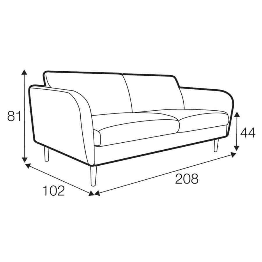 Anna 3 Seater Sofa
