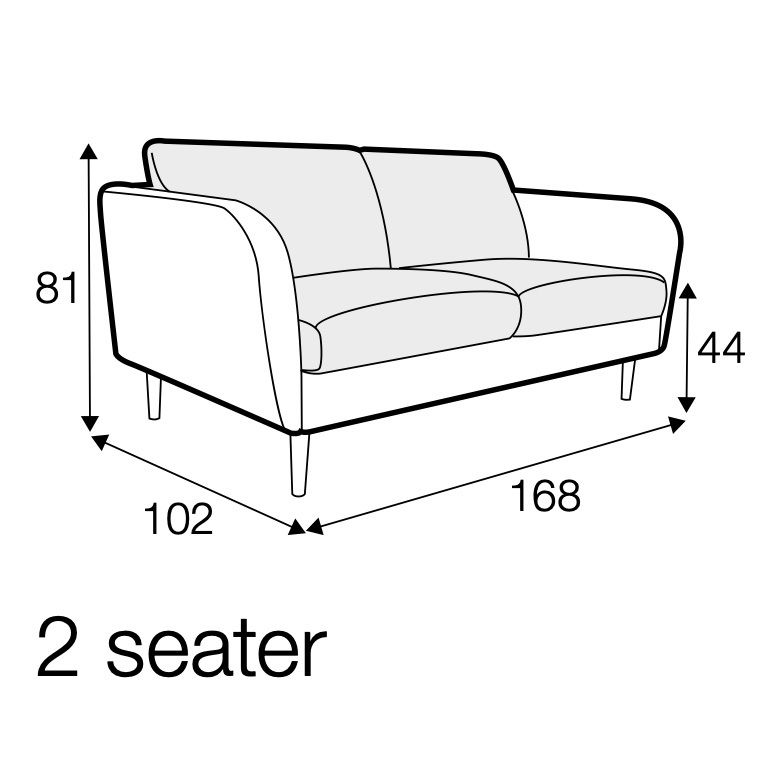 Anna 2 Seater Sofa